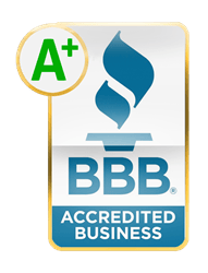 BBB Accredited Business logo.